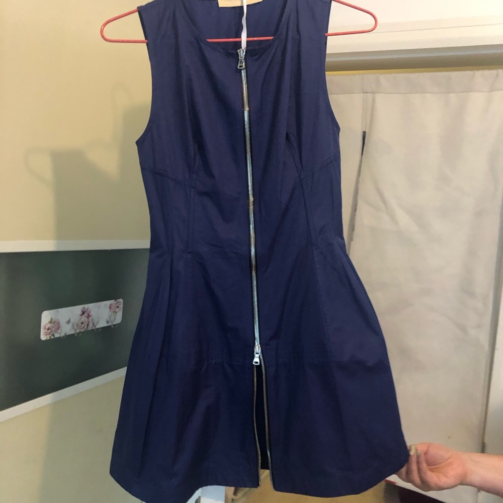New! Isabel Garica Navy Blue Dress
